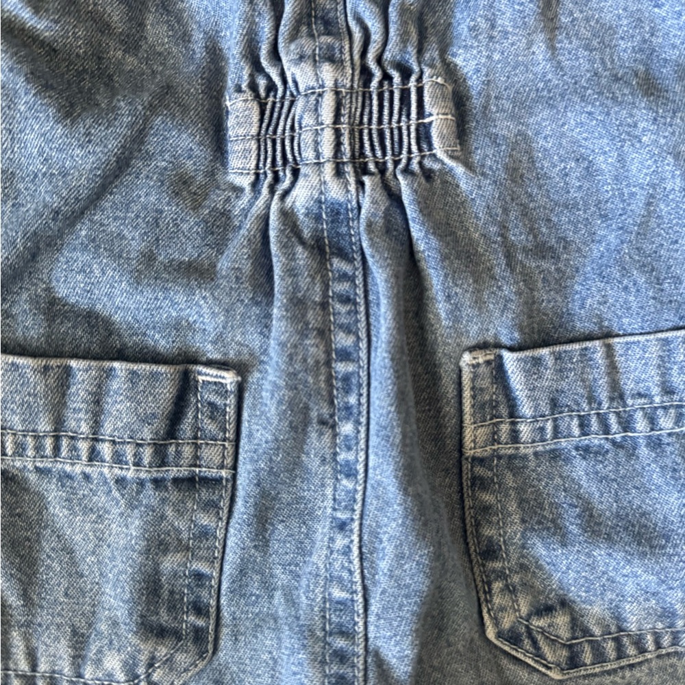 Vintage Arizona Jean Company Blue Denim Overalls with Embroidery - Picture 10 of 11